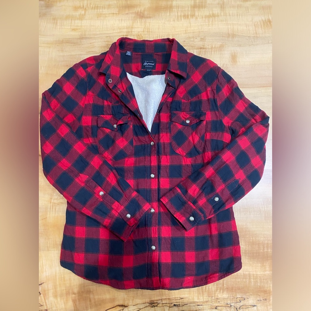 Lined Plaid Button Up WARM
